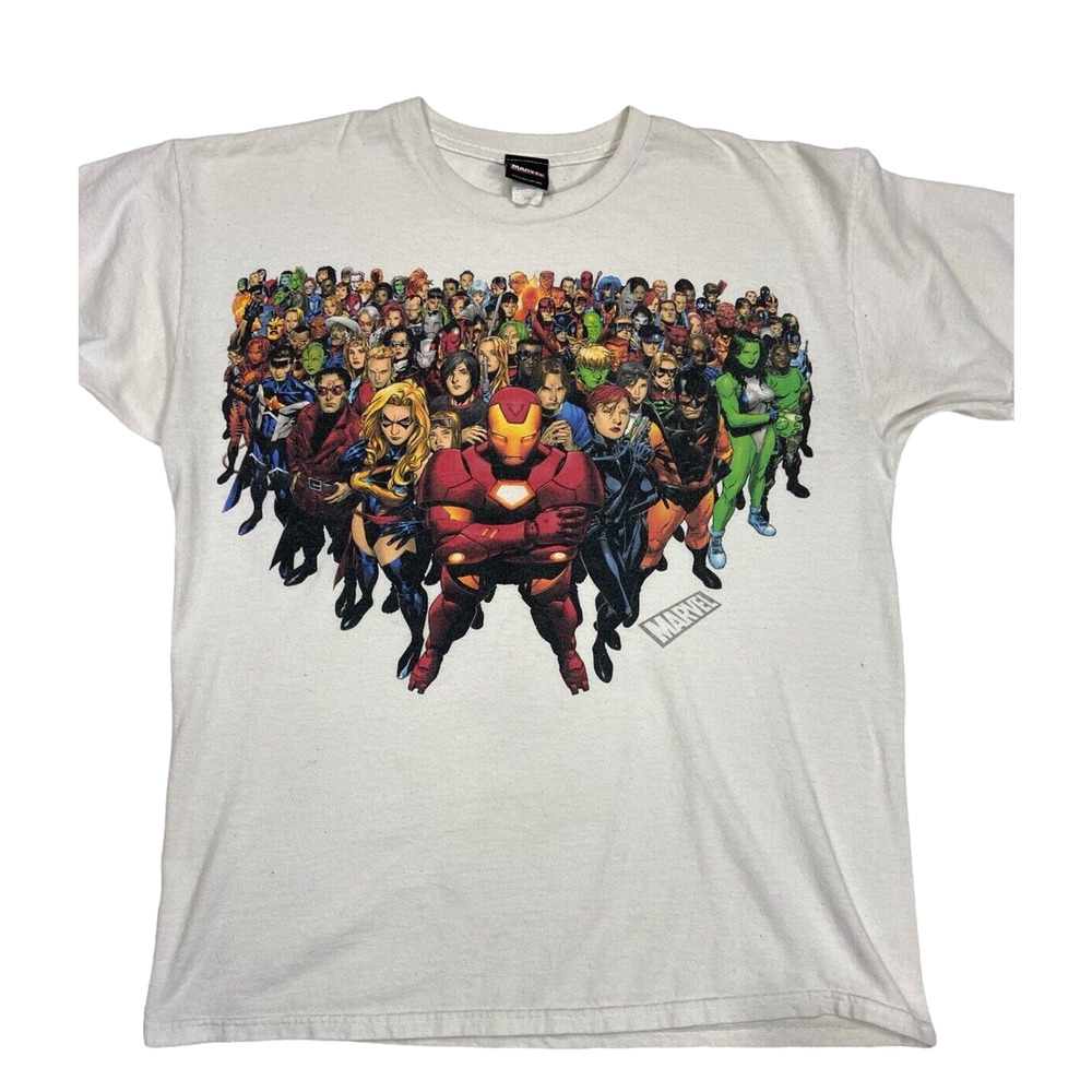 Marvel Mad Engine Shirt Size Large Comics Graphic Tee Superhero